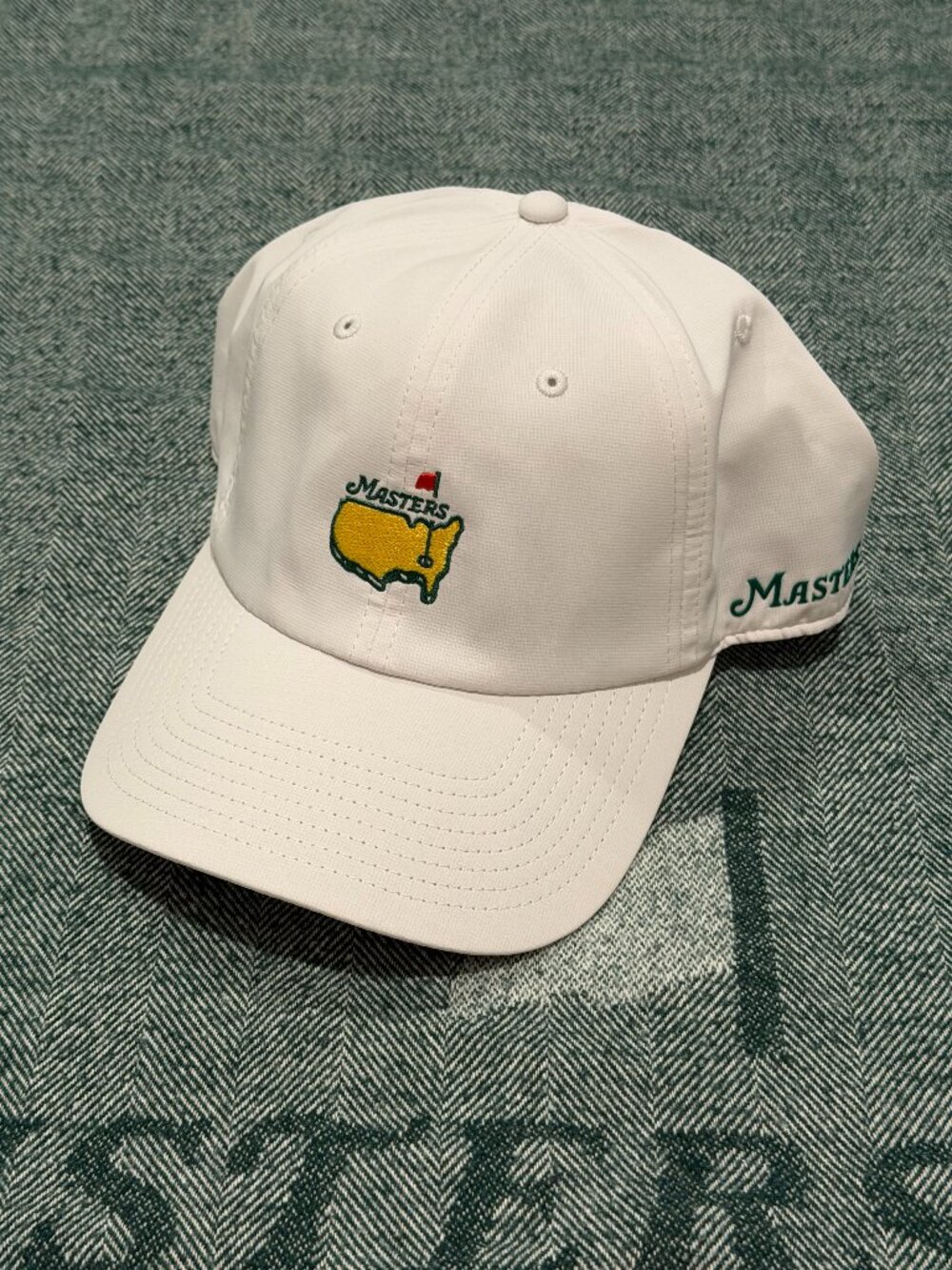 Masters Tech Adjustable Strap Unstructured American Needle White Hat